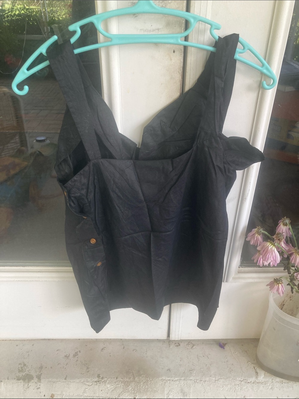 Vivienne Westwood Black Draped Wide-Strap Top - Picture 7 of 9